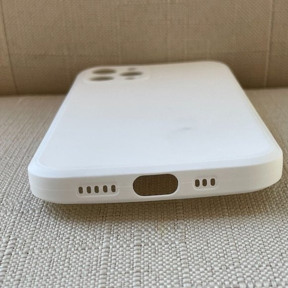 Fitted Back Case for iPhone White Case Rubber iPhone Pro Max 12 Unbranded - Picture 3 of 9